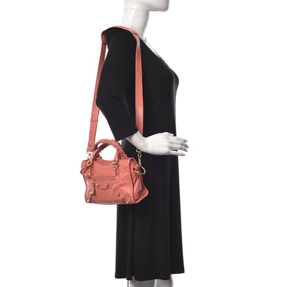 Balenciaga Agneau Giant 12 Gold Hardware Mini City Rose Azalee Rose Jaipur 2 of 11
