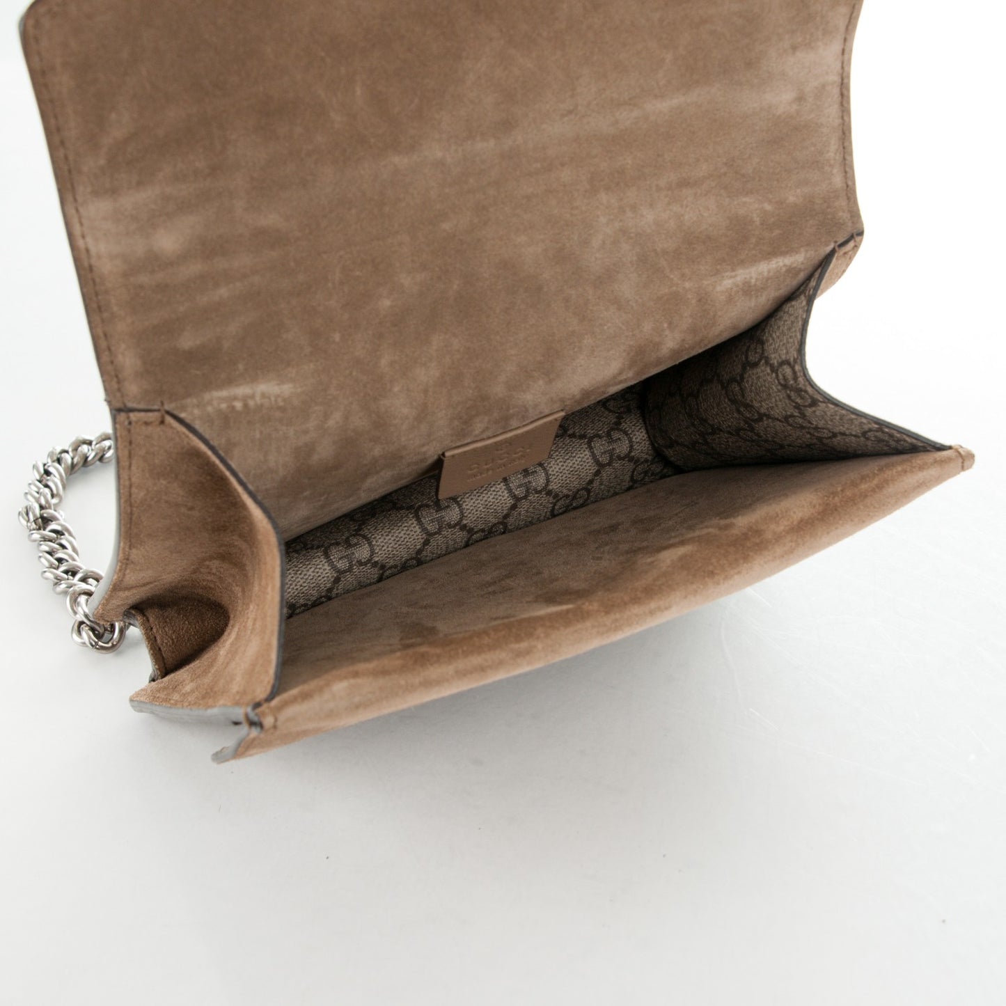 GG Supreme Monogram Mini Dionysus Shoulder Bag Taupe