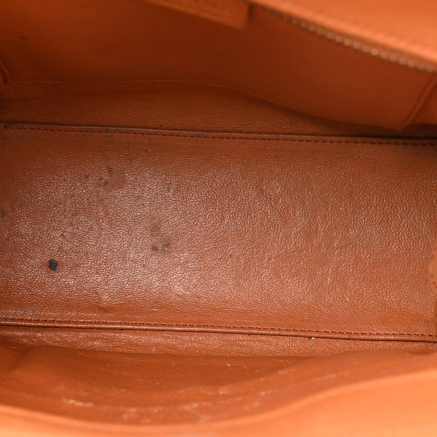 Smooth Calfskin Nano Luggage Light Copper