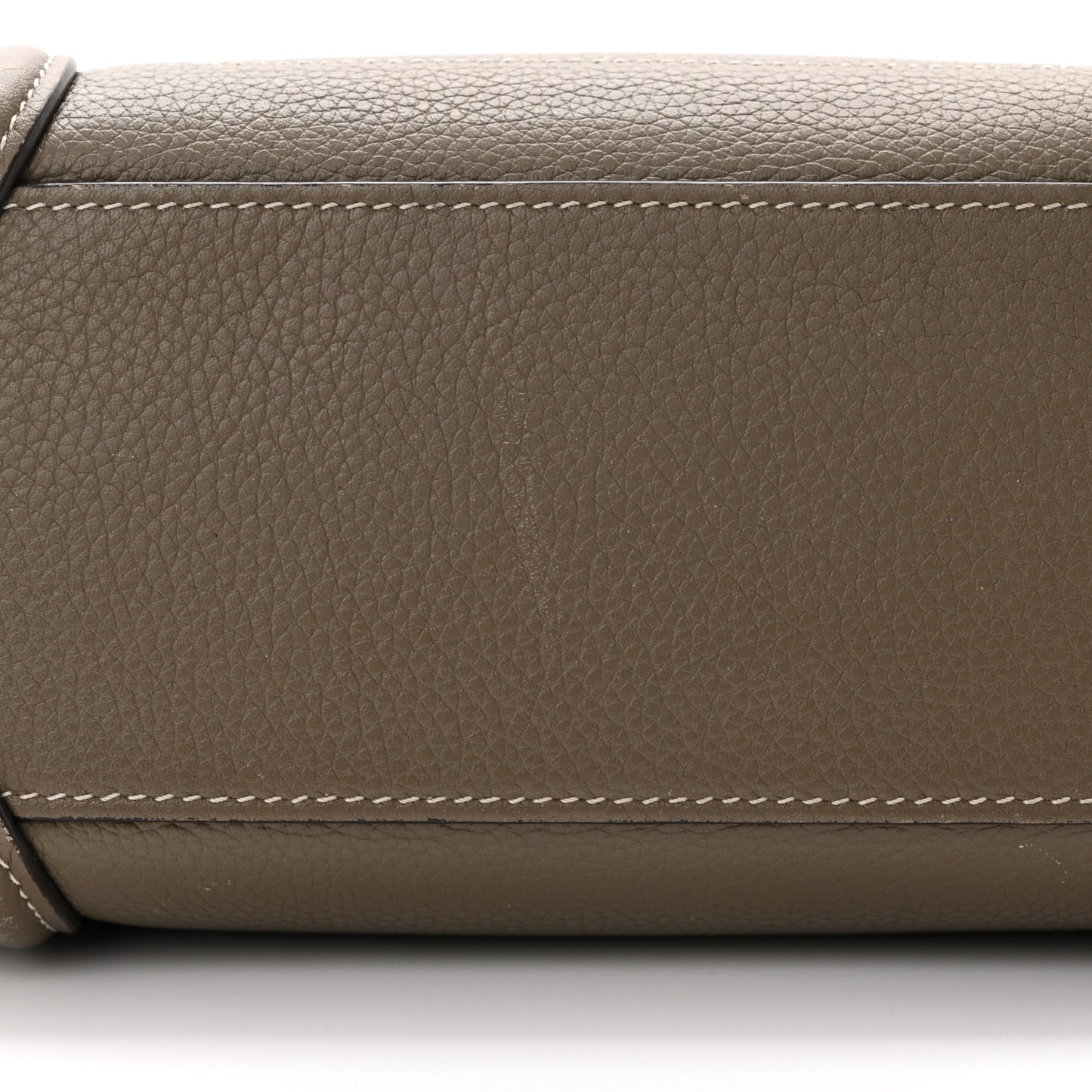 Drummed Calfskin Nano Luggage Souris