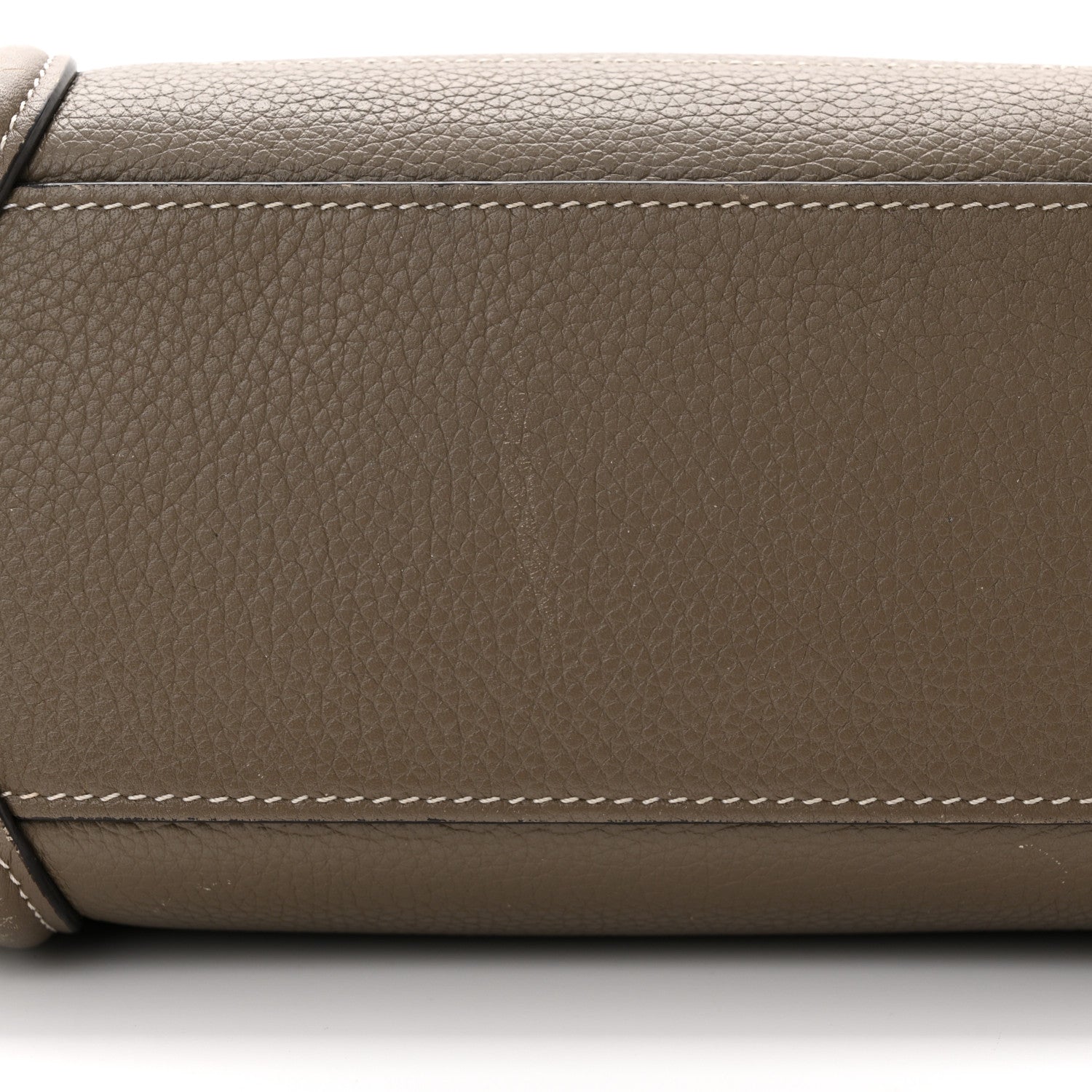 Celine Drummed Calfskin Nano Luggage Souris 17 of 20