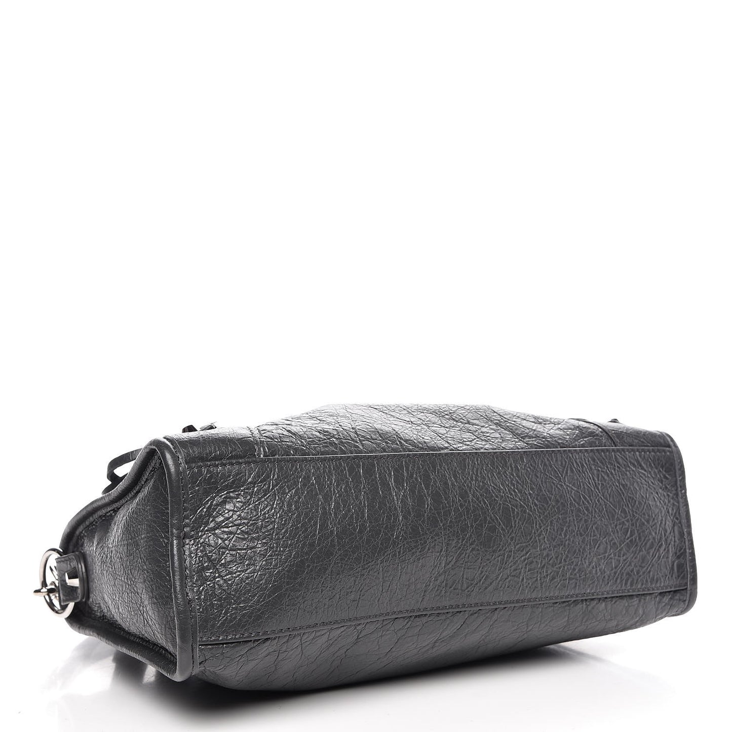 Agneau Classic Silver Hardware S City Gris Fossile