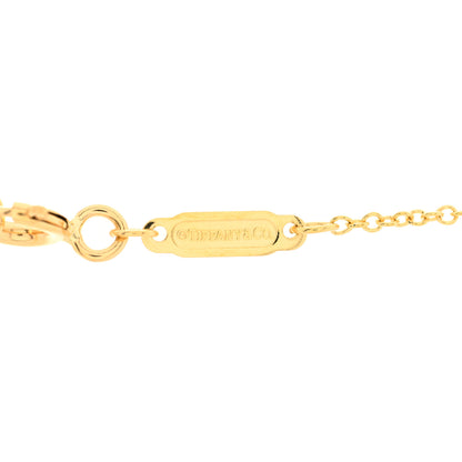 Tiffany 18K Yellow Gold Small T Smile Pendant Necklace 5 of 6