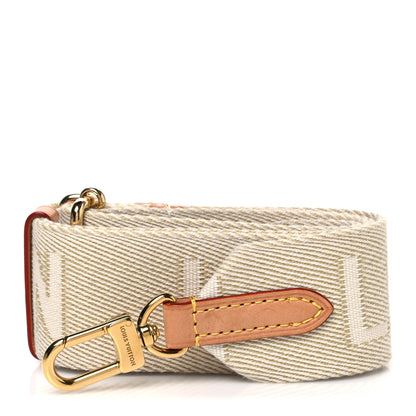 Louis Vuitton Monogram Utility Crossbody Bandouliere Shoulder Strap Beige 1 of 3