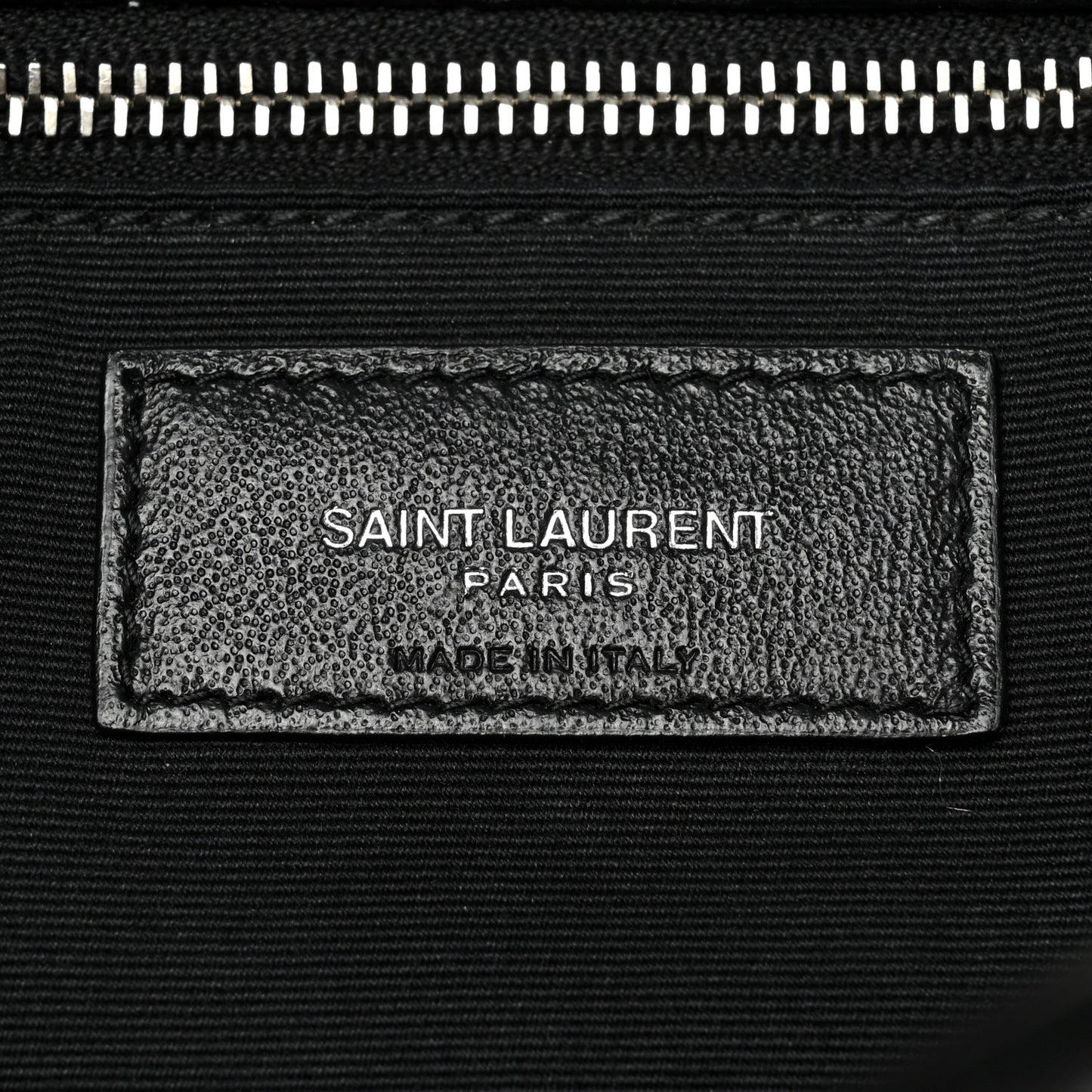 Lambskin Quilted Medium Loulou Puffer Monogram Chain Satchel Black