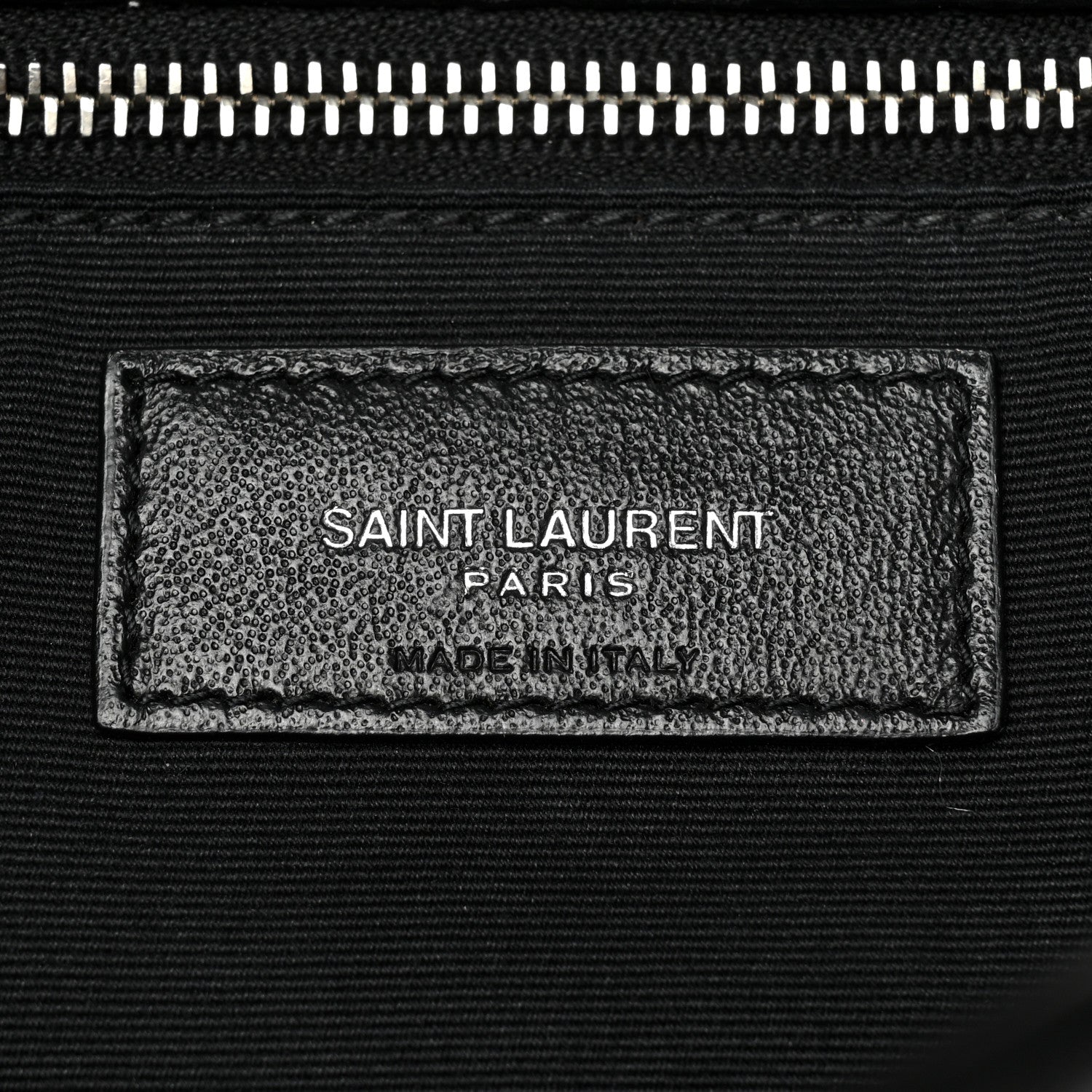 Saint Laurent Lambskin Quilted Medium Loulou Puffer Monogram Chain Satchel Black 6 of 16