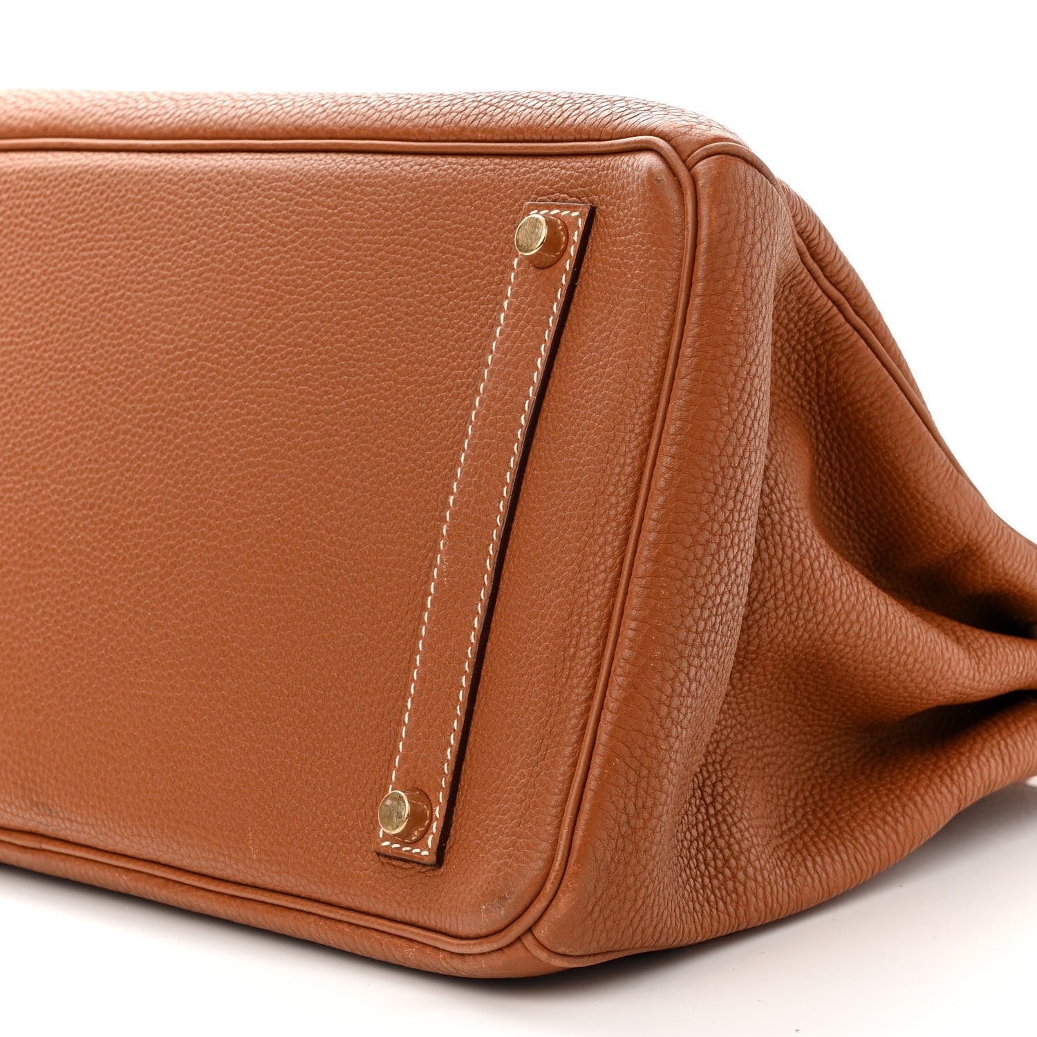 Hermes Taurillon Clemence Birkin 35 Gold 10 of 17