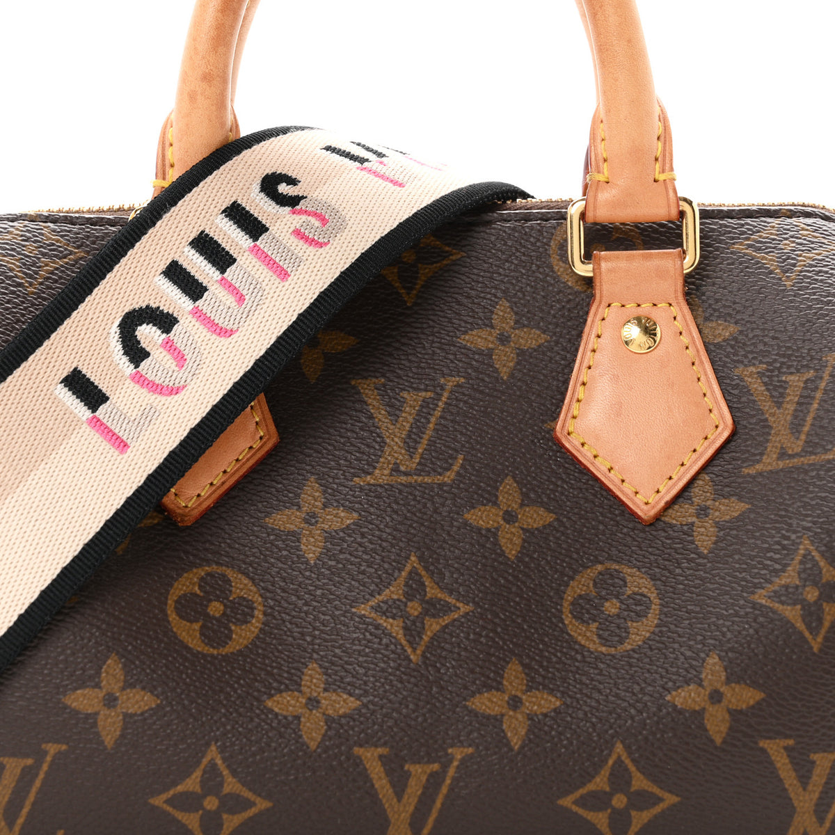 Monogram Speedy Bandouliere 20 Black