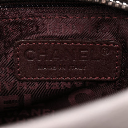 Chanel Metallic Caviar Square Stitched Bag Purple 6 of 10
