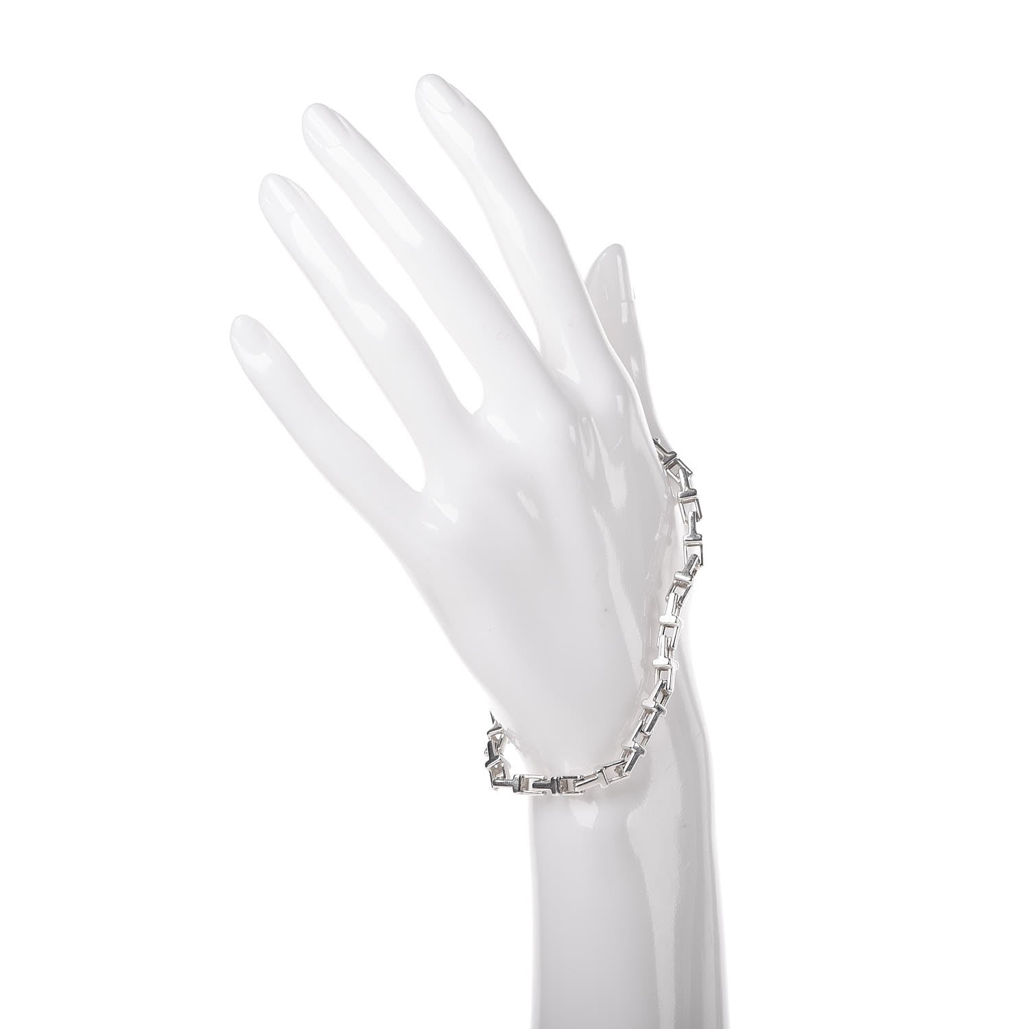 Tiffany Sterling Silver T Chain Bracelet 2 of 7