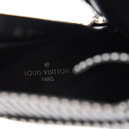 Louis Vuitton Canvas Striped Janet Ankle Boots 41 Black 7 of 8