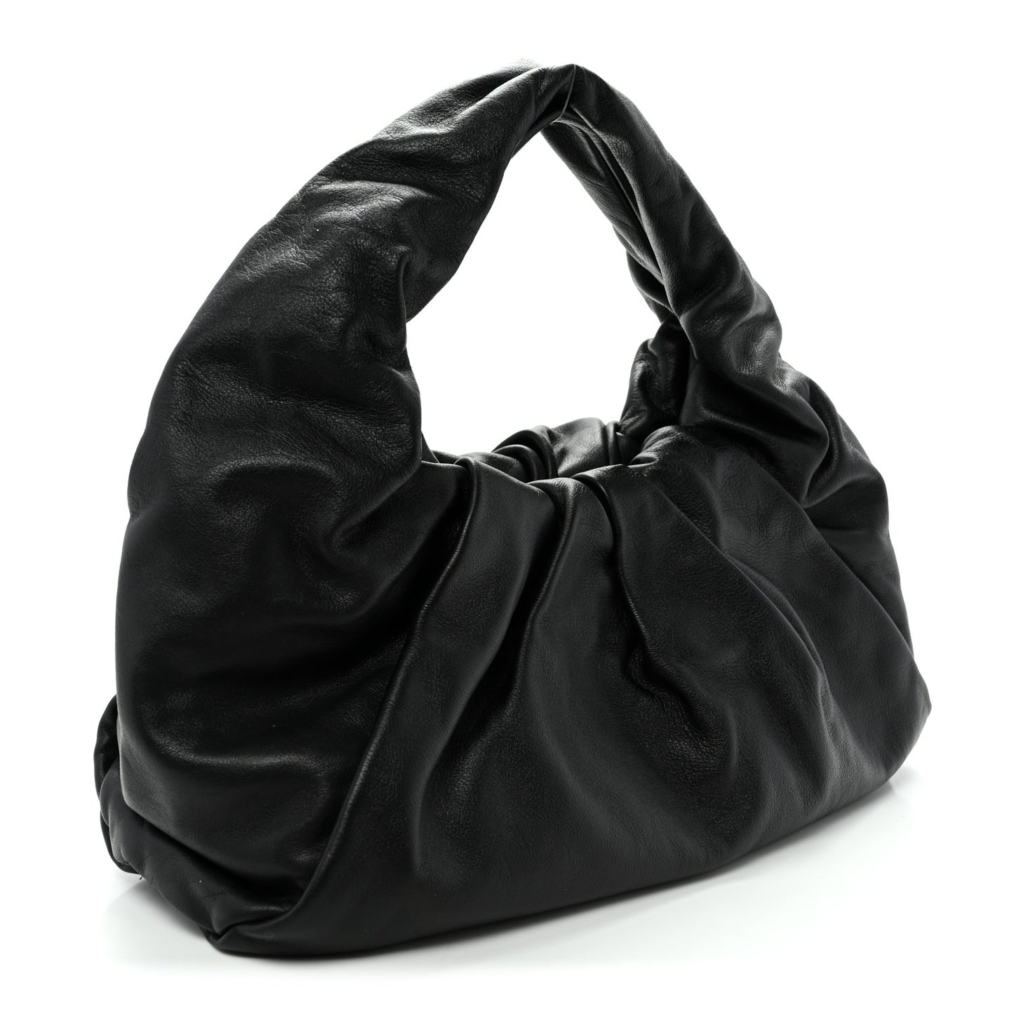 Smooth Butter Calfskin Small The Shoulder Pouch Black