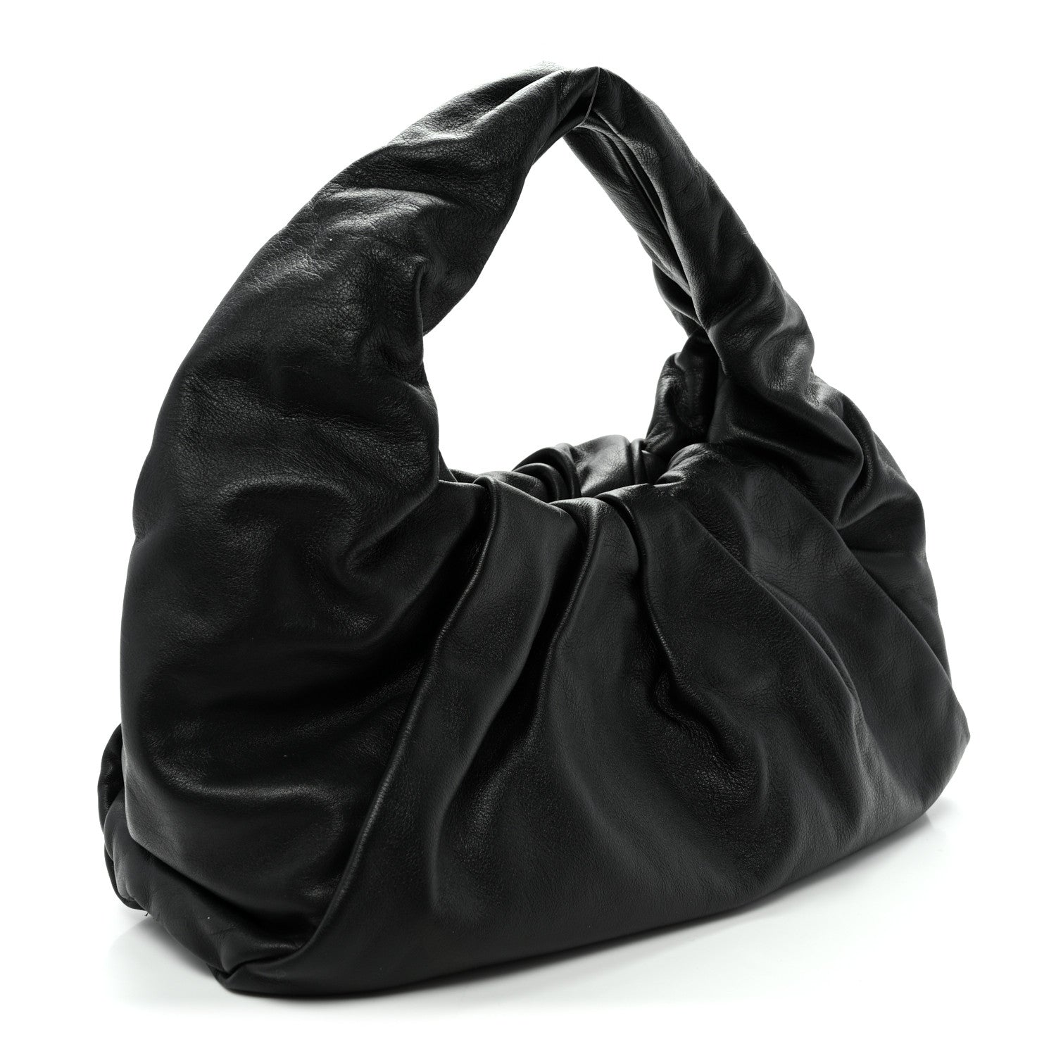 Bottega Veneta Smooth Butter Calfskin Small The Shoulder Pouch Black 3 of 10