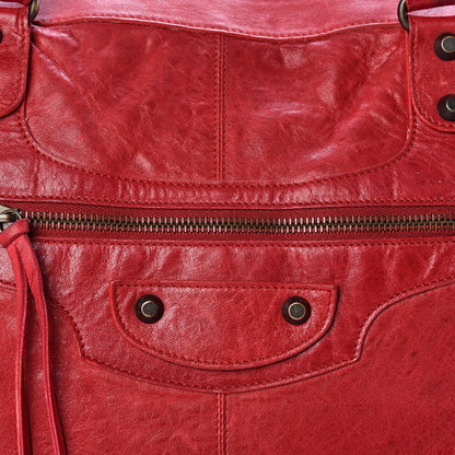 Balenciaga Agneau Classic Hardware Work Rouge Vif 8 of 14