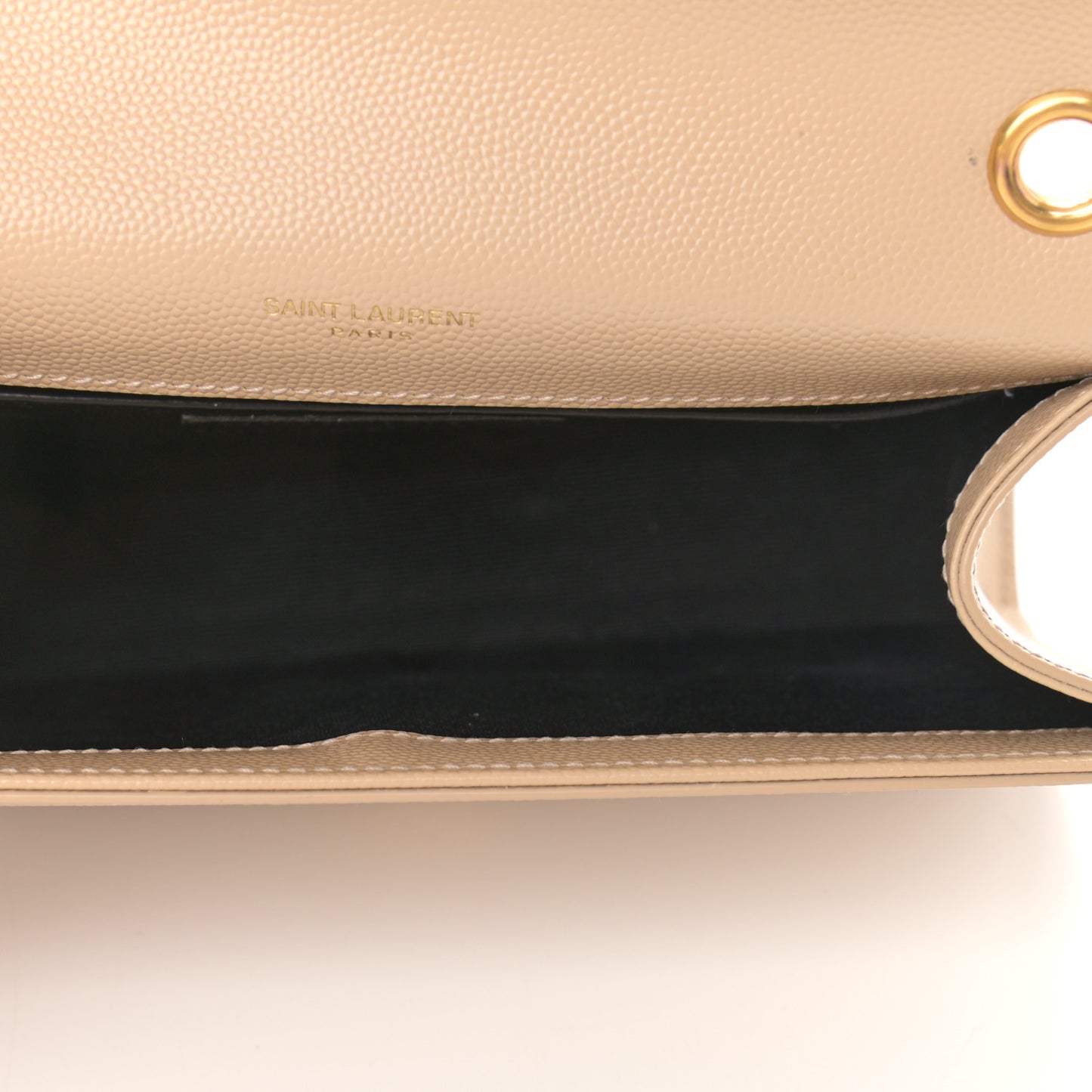 Grain De Poudre Small Monogram Kate Satchel Nude Powder