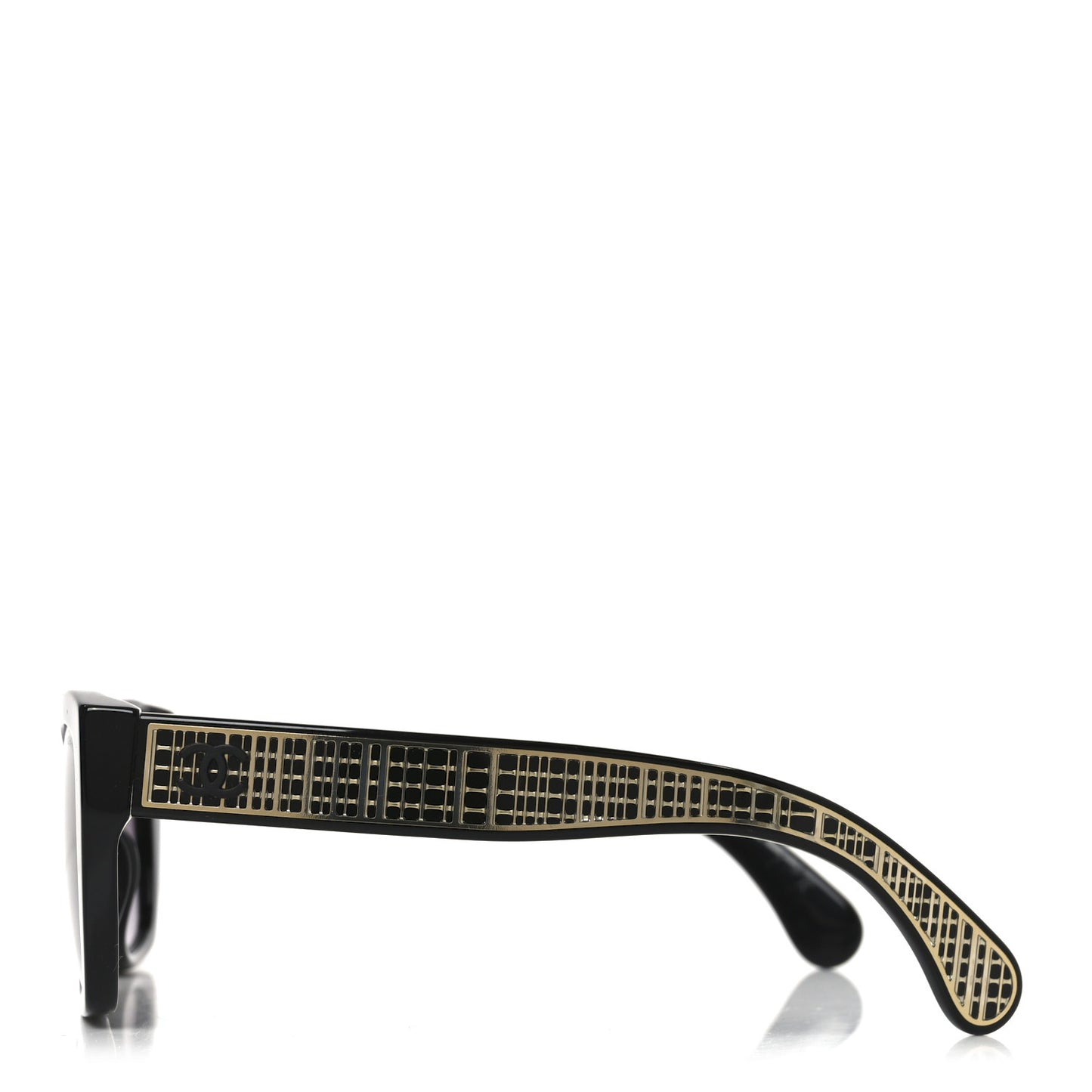Acetate Metal Butterfly Sunglasses 71553 Black