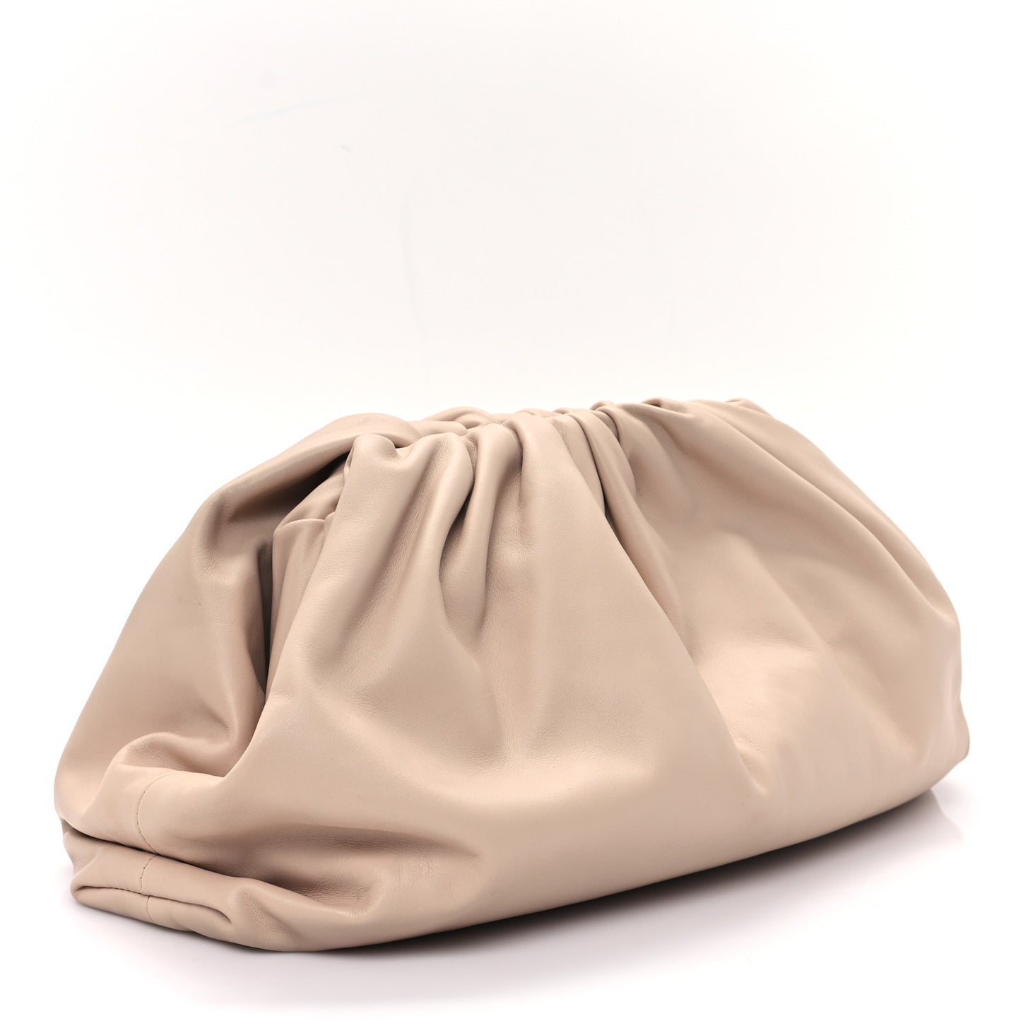 Smooth Butter Calf The Pouch Oversized Clutch Plaster