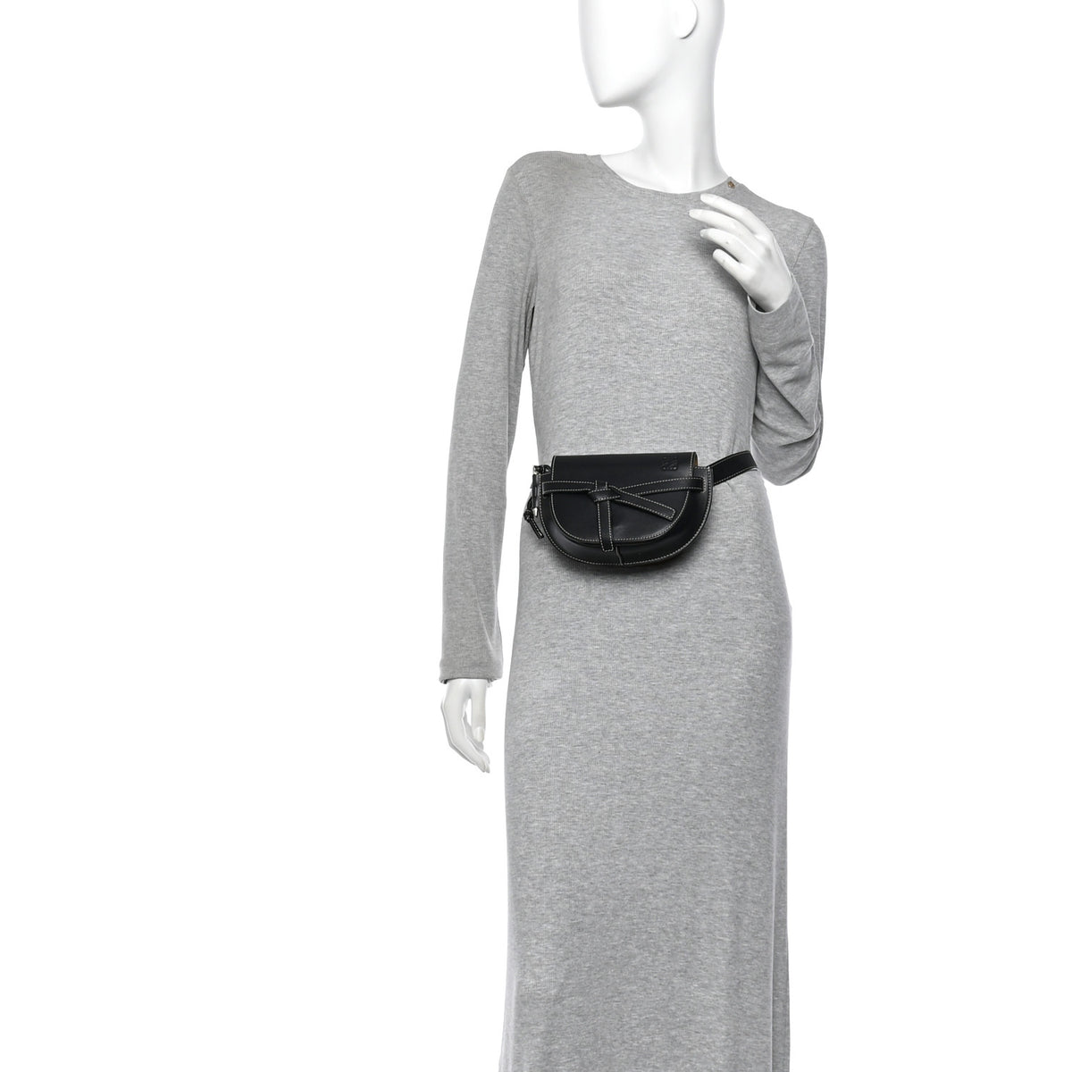 Loewe Calfskin Mini Gate Belt Bag Black 2 of 10