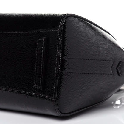 Givenchy Textured Patent Calfskin Mini Antigona Black 10 of 11