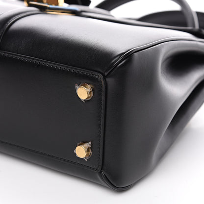 Celine Satinated Calfskin Small 16 Top Handle Bag Black 9 of 9