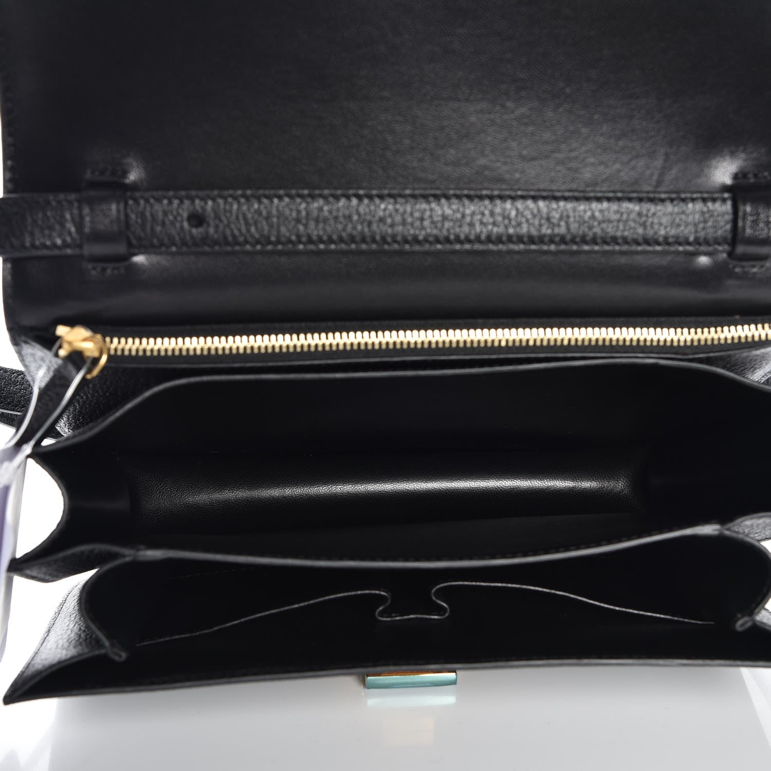Celine Goatskin Medium Classic Box Flap Bag Black 5 of 7