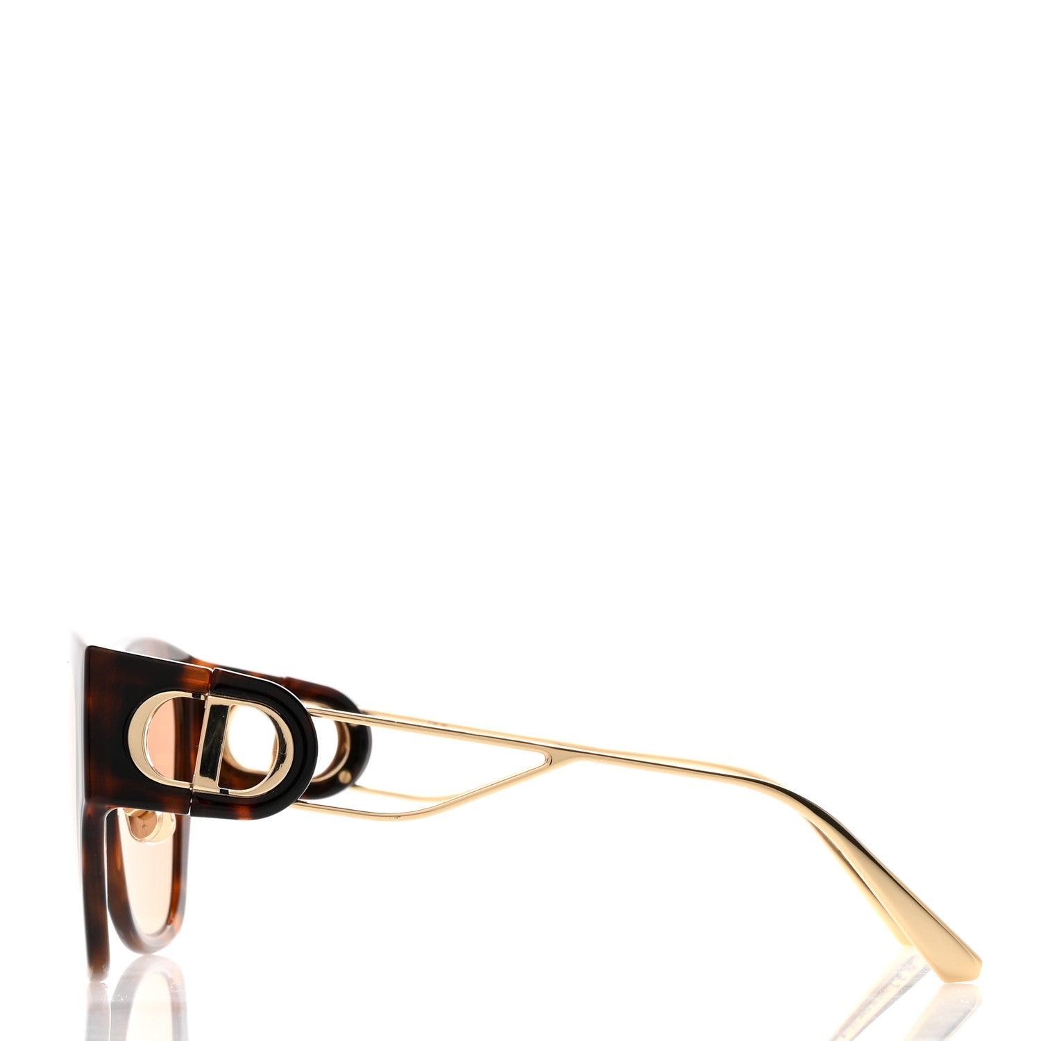 Christian Dior Rectangular 30 Montaigne 1 Sunglasses Tortoise 3 of 9