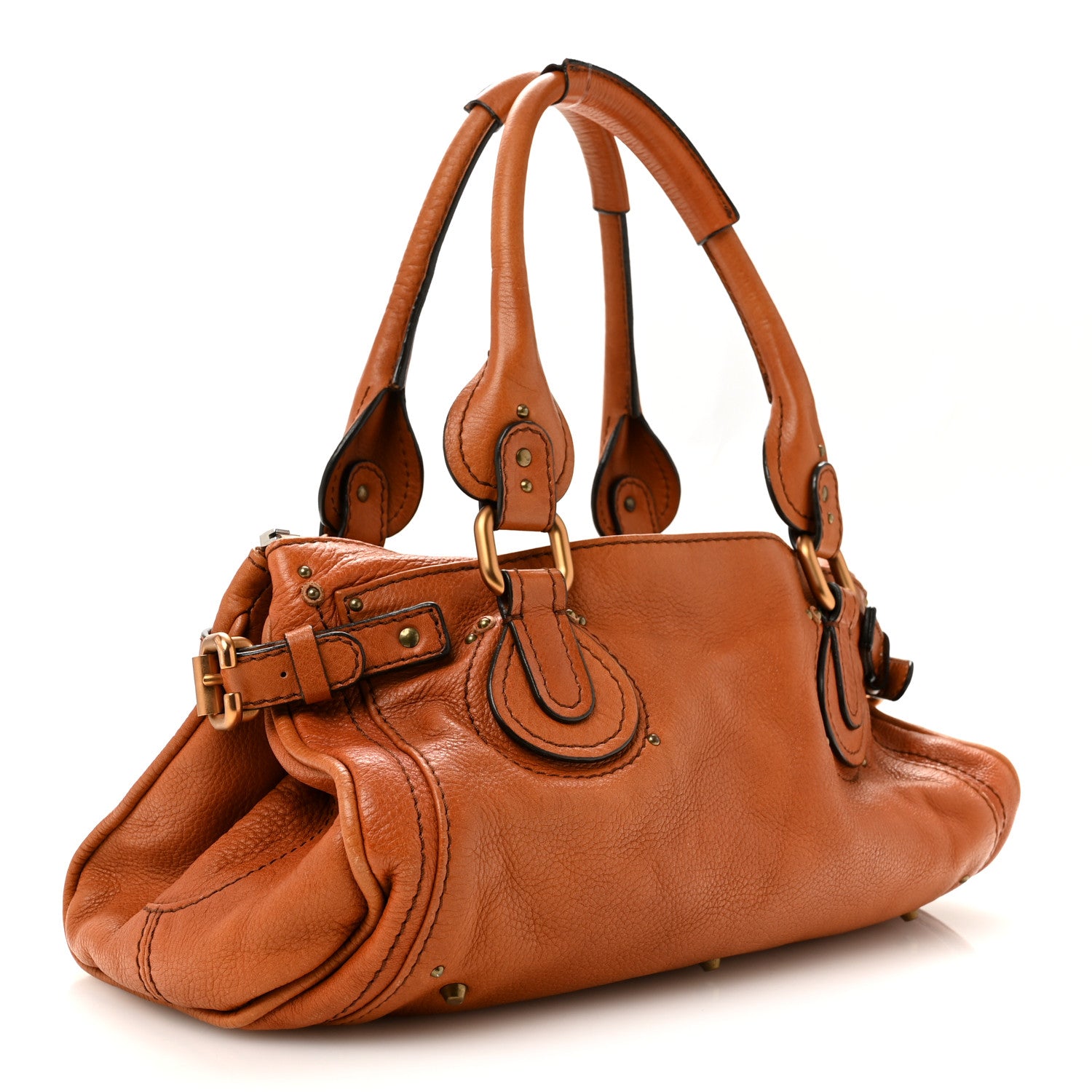 Chloe Calfskin Medium Paddington Satchel Ecureil Brown 3 of 14