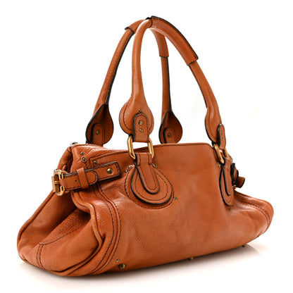 Chloe Calfskin Medium Paddington Satchel Ecureil Brown 3 of 14