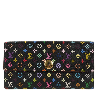 Louis Vuitton Monogram Multicolor Sarah Wallet Black Grenade 1 of 7