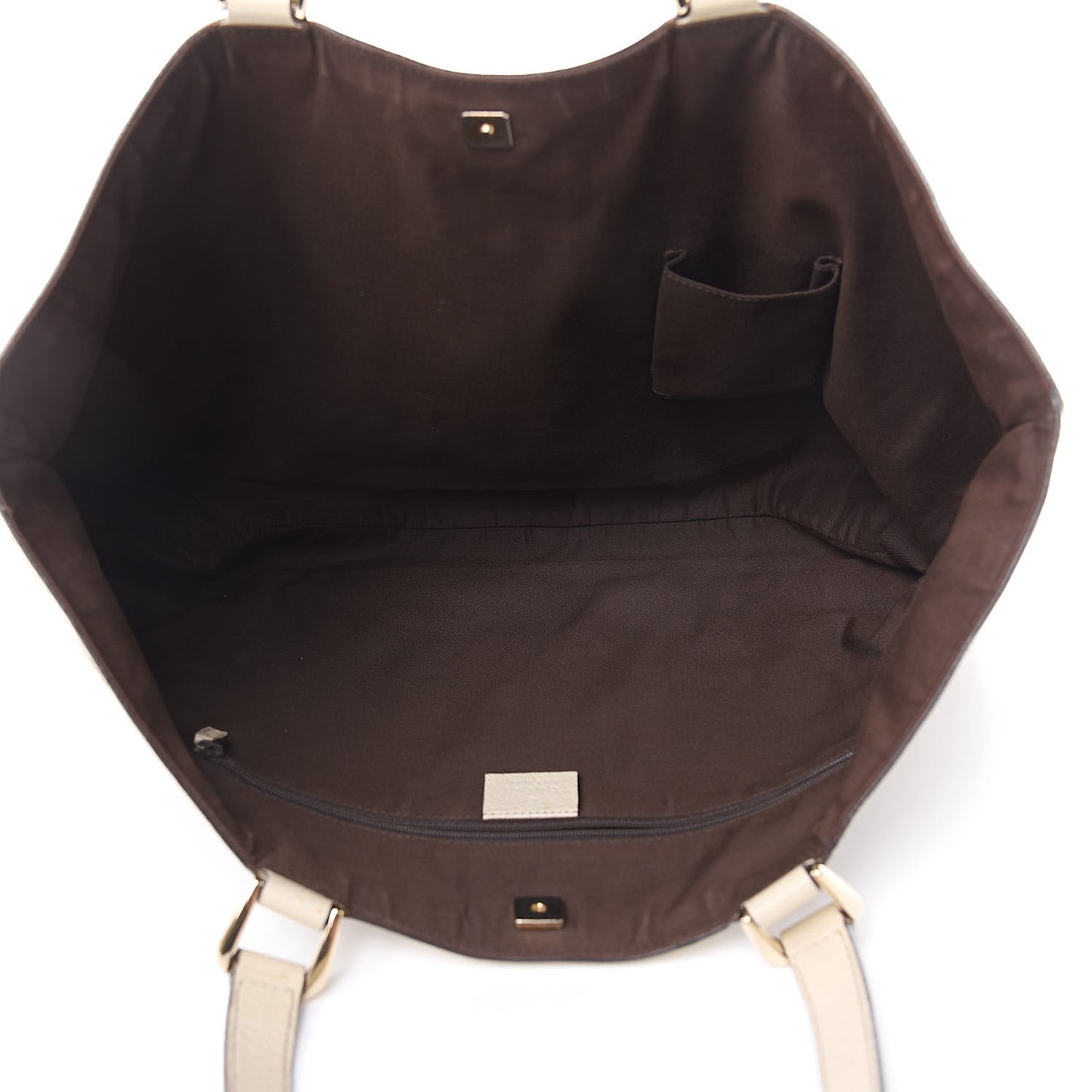 Monogram Large Abbey Tote Off White