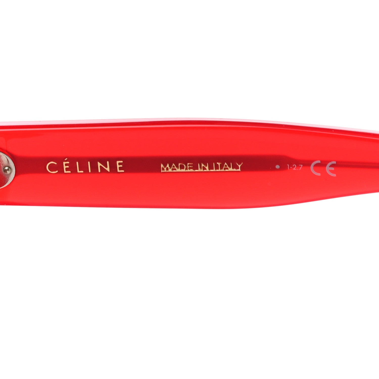 Celine Square Sunglasses CL40002U Milky Red 5 of 7