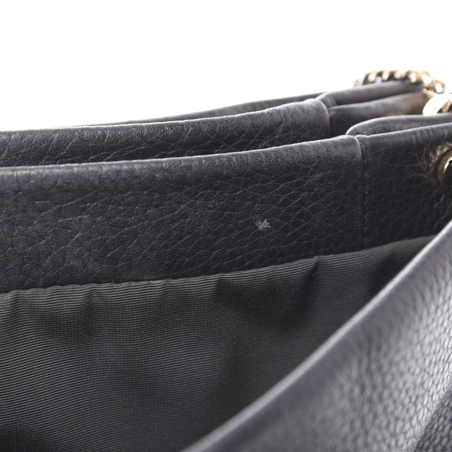 Lanvin Grained Calfskin Medium Sugar Flap Shoulder Bag Black 10 of 12