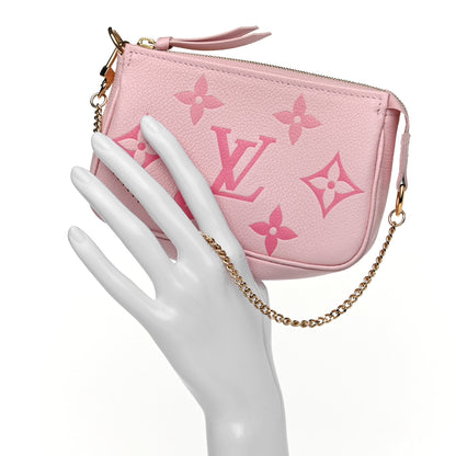 Louis Vuitton Empreinte Monogram Giant By The Pool Mini Pochette Accessories Bouton De Rose 2 of 6