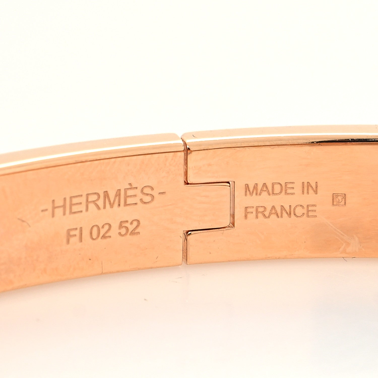 Hermes Enamel Mini Clic Chaine d'Ancre Bracelet PM Chataigne 5 of 5