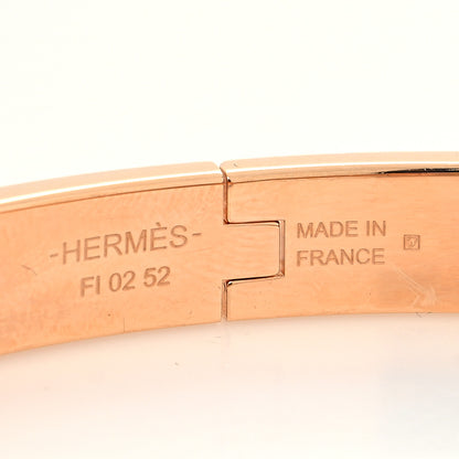 Hermes Enamel Mini Clic Chaine d'Ancre Bracelet PM Chataigne 5 of 5