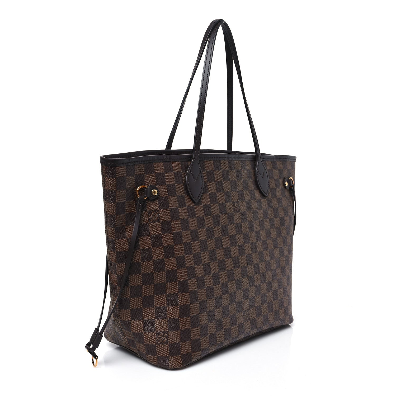 Louis Vuitton Damier Ebene Neo Neverfull MM Rose Ballerine 3 of 12