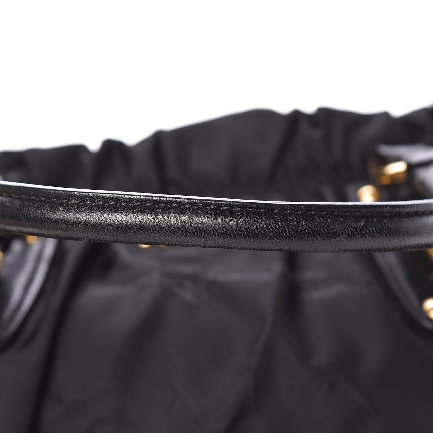 Tessuto Nylon Jacquard Logo Tote Black