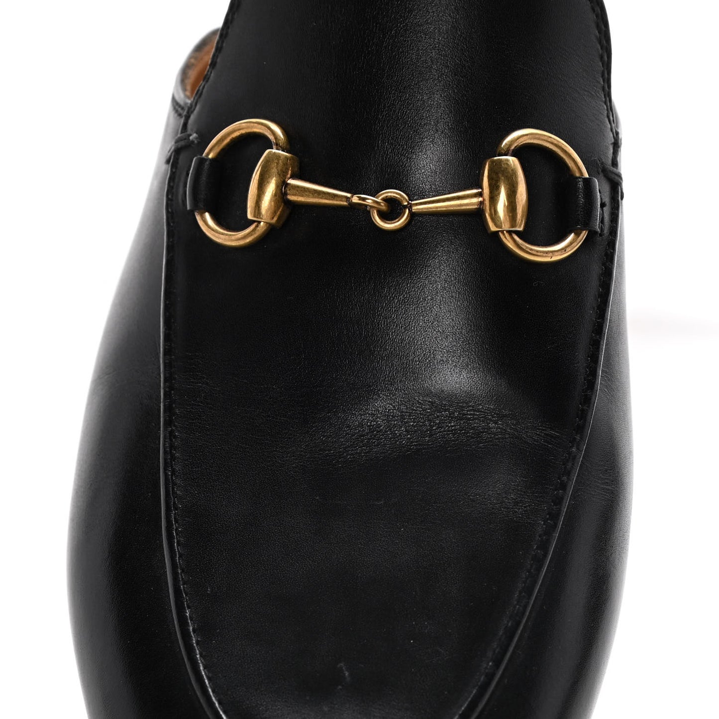 Calfskin Womens Princetown Slippers 36 Black