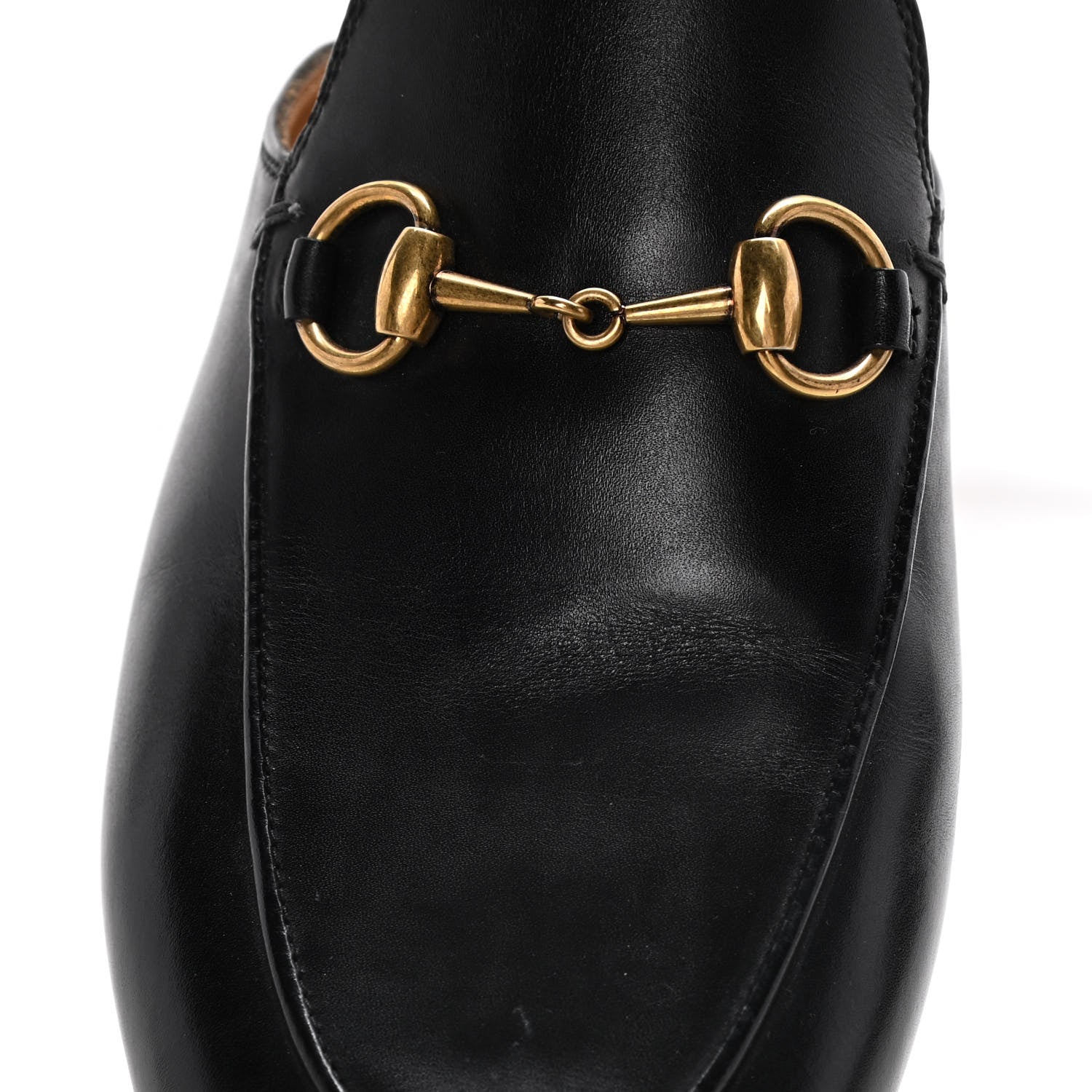 Gucci Calfskin Womens Princetown Slippers 36 Black 12 of 15