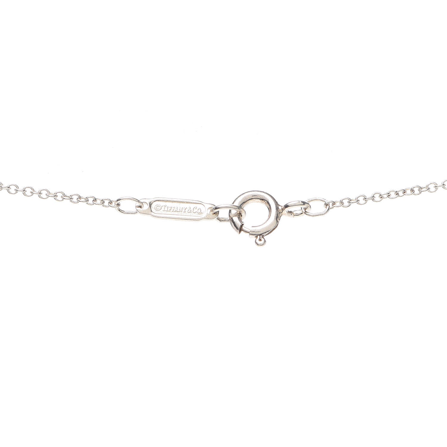 Tiffany Sterling Silver 18K Yellow Gold Double Heart Pendant Necklace 5 of 5