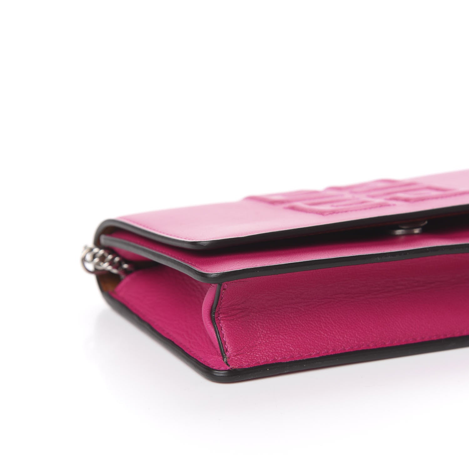 Givenchy Lambskin Emblem Chain Wallet Cyclamen 9 of 12