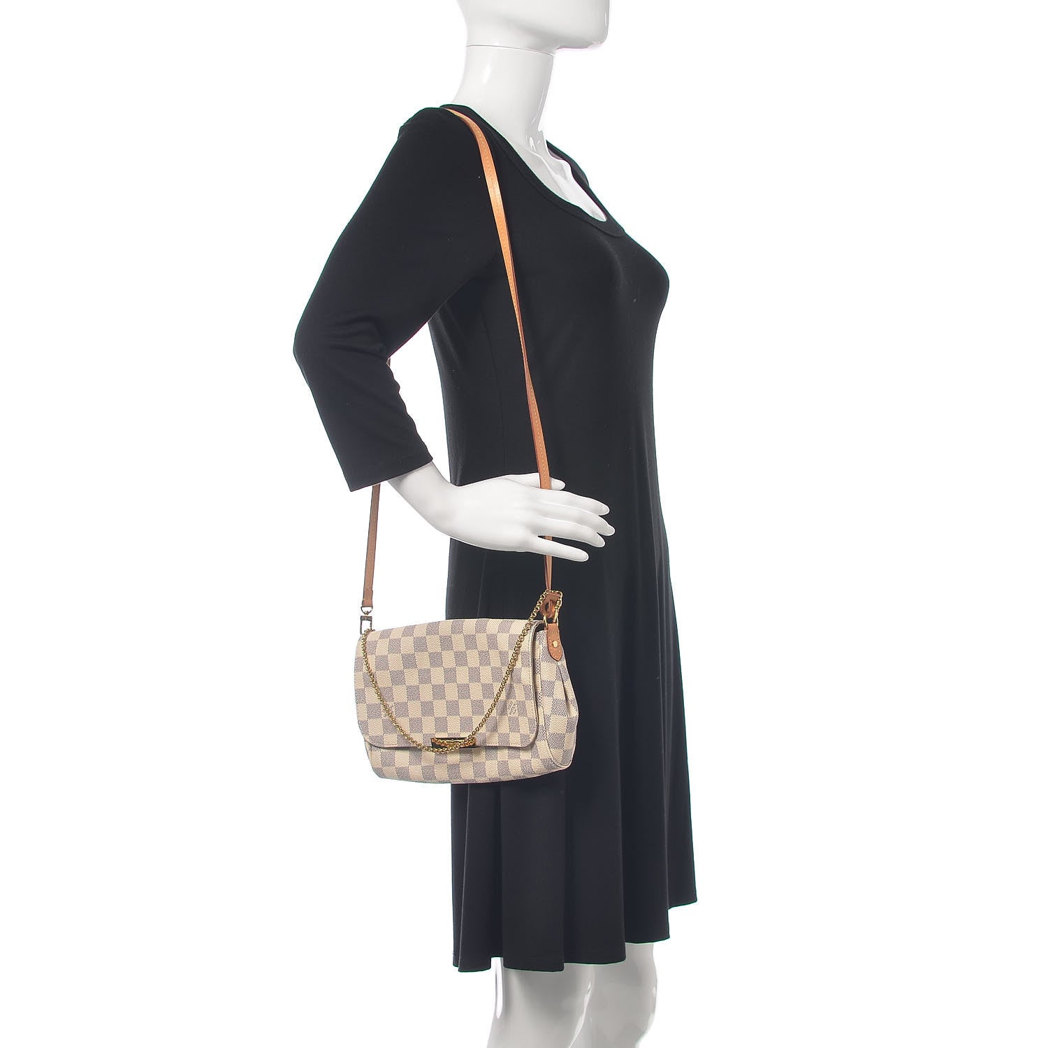 Louis Vuitton Damier Azur Favorite MM 2 of 13