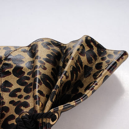 Louis Vuitton Leopard Nocturne African Queen Clutch Dore Gold 8 of 12