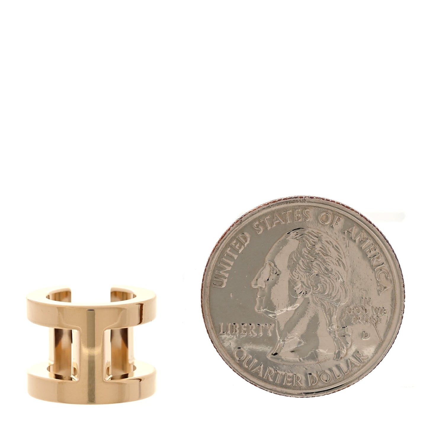 Permabrass Mini H Perle Twilly Ring Rouge H