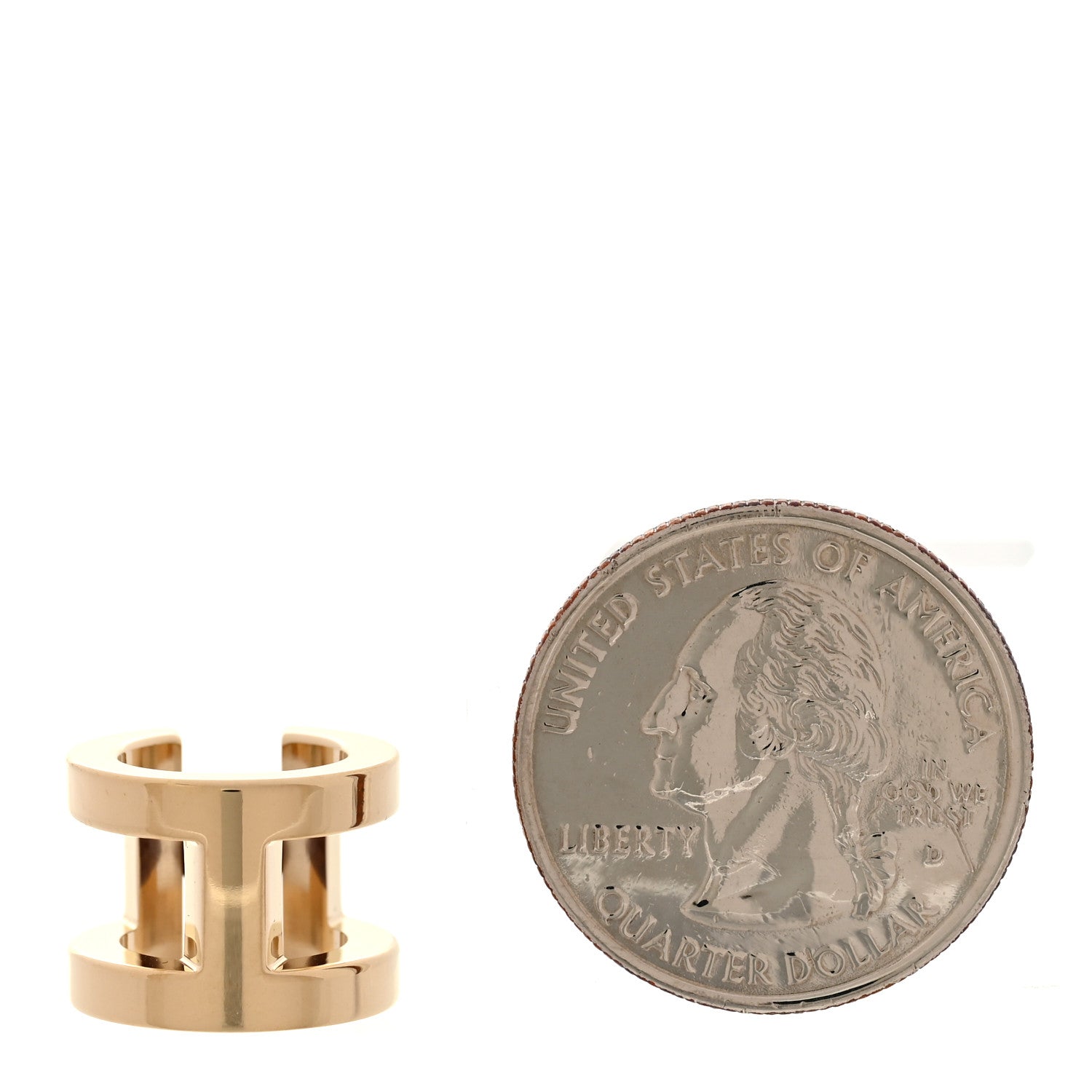 Hermes Permabrass Mini H Perle Twilly Ring Rouge H 2 of 5