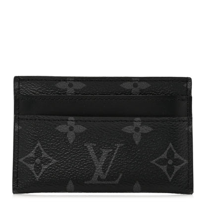 Louis Vuitton Monogram Eclipse Porte-Cartes Double Card Holder 1 of 8