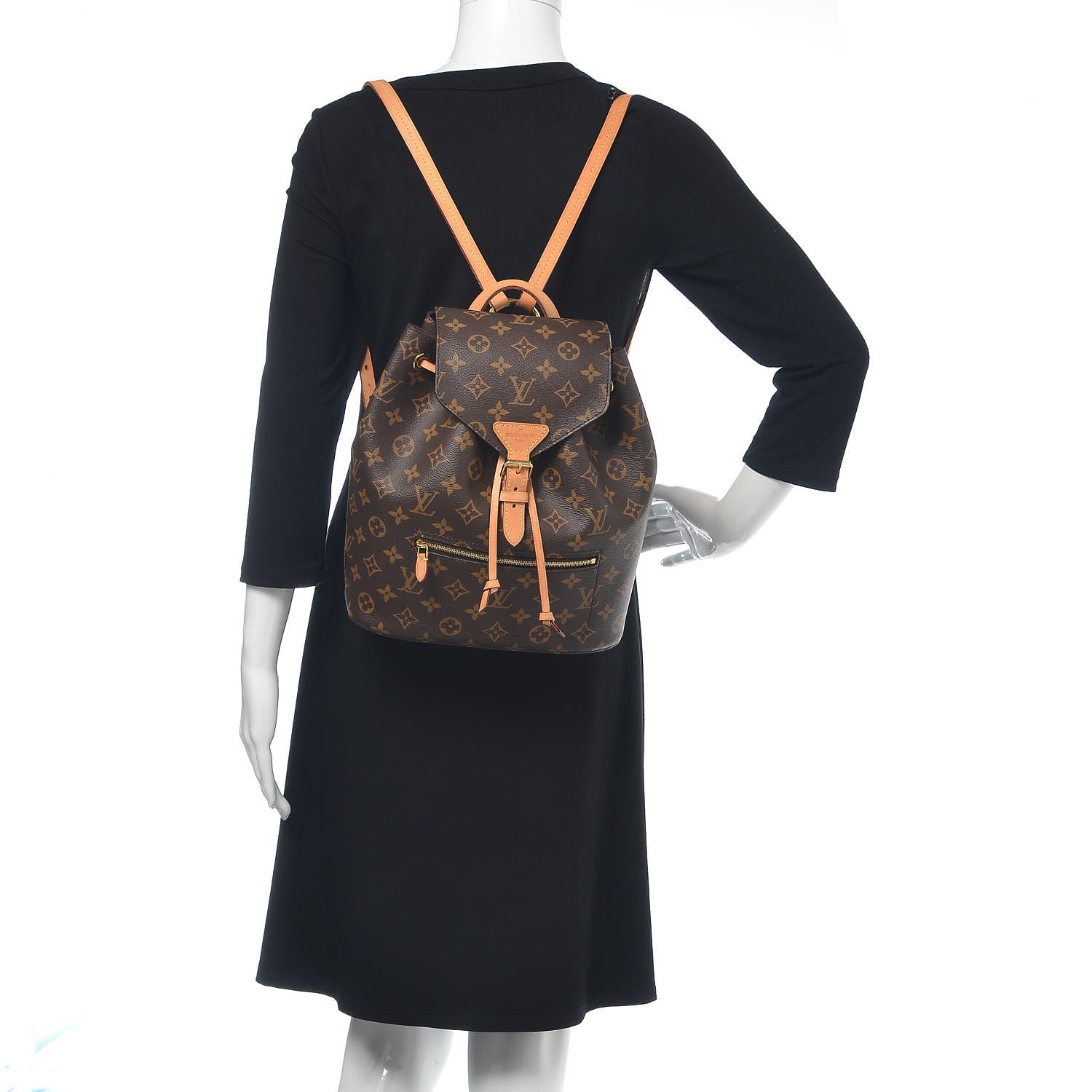 Louis Vuitton Monogram Montsouris NM Backpack 2 of 14