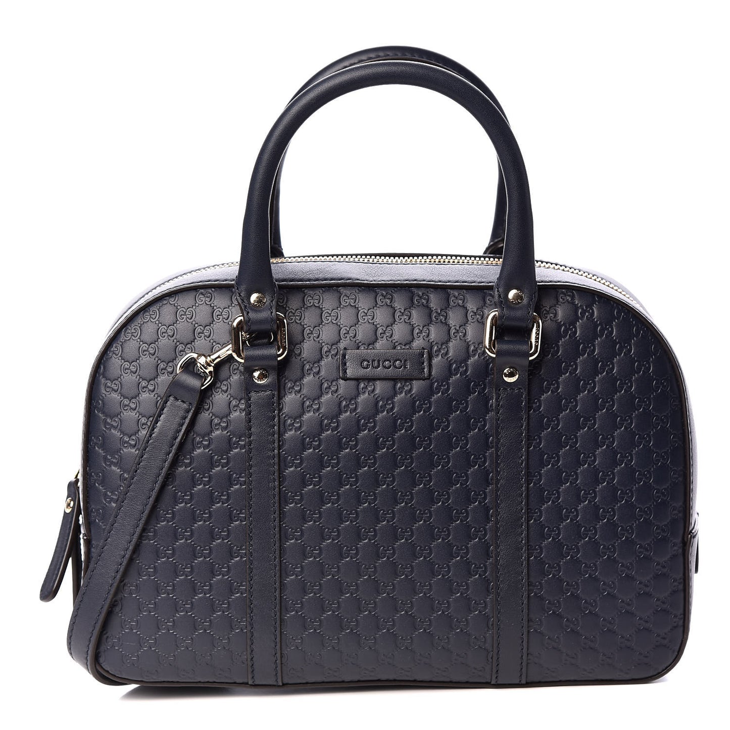 Microguccissima Medium Crossbody Bag Blue