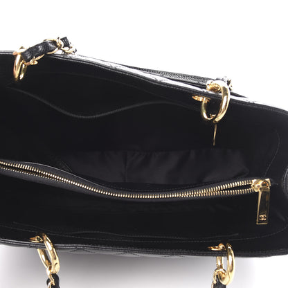 Chanel Caviar Quilted Grand Shopping Tote GST Black 5 of 10