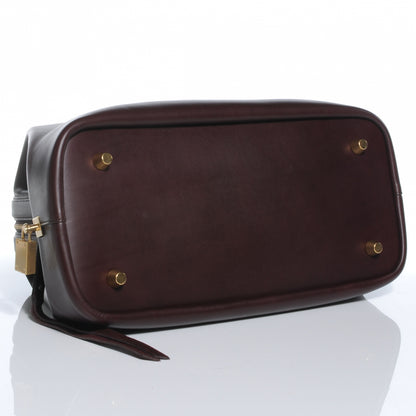 Celine Leather Doctor Frame Bag Burgundy 4 of 8